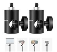 NEEWER Adaptador Rápidos con Tornillo de 1/4" Paquete de 2, Adaptador de Punta de Soporte de Luz Multifuncional-Apto para Soporte de Monitor de Estudio, Cámara, Luz de Fotografía de Estudio-ST12