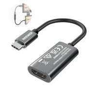 NEEWER Adaptador USB C a HDMI, 19 cm Plug & Play Tipo C (Macho) a HDMI (Hembra) para Transferencia de Video 4K 60Hz, Compatible con iPhone, iPad, MacBook, iMac, Thunderbolt, Android, Tableta, TV