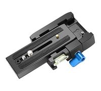 Neewer Adaptador y Placa de liberación rápida Profesional de aleación de Aluminio con Tornillos de 1/4"&3/8" para cámaras réflex Digitales Manfrotto 501HDV 503HDV 701HDV 577/519/561/Q5