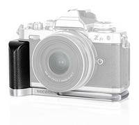 NEEWER Agarre de cámara para Nikon Z FC, Mango en Forma de L de aleación de Aluminio con Mango de Cuero Retro, Rosca de 1/4 Pulgadas, Zapata fría y Cola de Milano Arca, Compatible con cámara Nikon Z