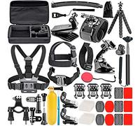 Neewer All-In-1 Acción Kit de Accesorios de Cámara para Gopro Hero 6 5 4 3+ 3 2 1 Hero Session 5 Black AKASO EK7000 Apeman SJ4000 5000 6000 DBPOWER AKASO VicTsing WiMiUS Rollei y Sony Deporte Dv y más