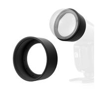 NEEWER Anillo Adaptador de Silicona para Flash Redondo Z2II Z3 Round Flash, difusor de cúpula M12 y CRM2, Accesorio para Flash magnético, Rejilla de barndoor Juego de Gel de Color, CRS19