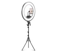 NEEWER Anillo de luz iluminado de borde de 18 pulgadas con soporte de trípode compatible con iPhone para grabación de video, selfie, estudio de maquillaje, streaming, 45 W, 2900-7000 K, aplicación 2.4