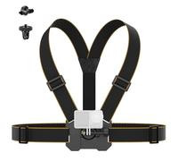 NEEWER Arnés de Pecho para acción CAM, Correa de Pecho Ajustable Compatible con GoPro Hero dji Osmo Insta360, Soporte magnético rápido de Pecho para acción CAM para vídeo POV y Vlog, GP25