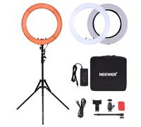 NEEWER Aro de Luz con Trípode y Difusor: 45cm 55W 5600K Regulable LED Anillo de Luz con Soporte para Móvil, Luz Fotografía Ring Light para Cámara Profesional, Luz Selfie para TikTok/Youtube/Peluquería