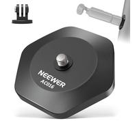 Neewer Base magnética de Montaje para cámara Compatible con dji Osmo Pocket 3 Insta360 X4/3/GO 3S/3, Soporte magnético Fuerte de liberación rápida con Tornillo de 1/4 Pulgadas para cámara cardán