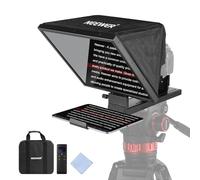 NEEWER Basics X16B Teleprompter de aleación de aluminio elevable de 16 pulgadas para iPad, tableta, teléfono, cámara DSLR, no requiere montaje, control remoto de aplicación, compatible con iOS Android