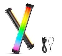 NEEWER BÁSICO 12" Barra Luz LED RGB Magnético, 2700K/4000K/6500K CRI95 8W Varita Foco Tubo de Mano Regulable 51 Modos RGB 2000mAh, para Youtube TikToK Cámara Streaming Estudio Fotografía Vídeo, SL30