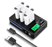 NEEWER BÁSICO Paquete de 3 Baterías Repuesto NP-BX1 con Cargador Triple USB, 1090mAh Alimentación Cámara, Compatible con Sony ZV1, ZV-1 II, Cybershot RX100, RX100II, RX100M II, HDR-AS15, HDR-AS30