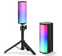 NEEWER Básico Tubo Luz LED Manual Magnético con Trípode Escritorio, 360° RGB Completo, Mini Tubo Luz Video LED, 2500mAh Batería, 2500-8500 K Luz Regulable para Cámara Grabación Foto Estudio, TL96RGB