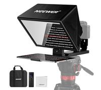NEEWER Básico X12B Teleprompter Aleación Aluminio Elevable 12" para iPad Tableta Teléfono Cámara DSLR sin Ensamblaje APP Control Remoto Compatible con iOS Android, para Live Streaming Enseñanza Línea