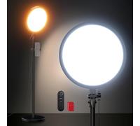 NEEWER Basics 13" 45W Gran Aro Foco con 66" Soporte, 3000K-6500K CRI95+ Full Screen LED Luz Panel con Phone Holder/Remoto para Grabación Video Selfies Streaming Maquillaje Fotografía Estudio, BR45B
