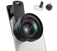 NEEWER BÁSICO Kit de Accesorios 2 en 1 para Lentes de Cámara de Teléfono, Gran Angular HD 0.45x + Macro 15x, Clip para Lente, Compatible con iPhone, Samsung y Android, LS-67