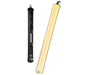 NEEWER Basics 21W Luz Relleno LED Mano, 89cm Iluminación Video Inflable Portátil Bicolor TPU con Inflador 2700-6500K 1300Lux 12 Escenas CRI95 2500mAh para Fotografía Estudio Grabación Video, GC21B