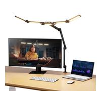 NEEWER Basics 32,5" Lámpara Escritorio con Clip para Home Office, 23W LED Dimmable Architect Table Clamp Lamp, 5 Foco Barras, Iluminación Ambiental Monitor Computadora Dibujo Videoconferencia, DL01