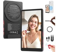 NEEWER Basics 4" Ultradelgada Pantalla Magnética Selfies Vlogs, Metal Back Camera Monitor con 600nits/Remoto para 4K 120fps Grabación Streaming Cable, Compatible Solo con iPhone 17 16 15 Series, M4U