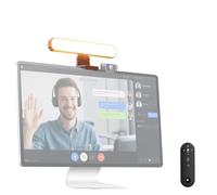 NEEWER Basics 6W Barra Luz Monitor con Soporte/Remoto/Táctil, Lámpara Escritorio LED Bicolor Regulable para Home Office Videoconferencias Luz Computadora Webcam Zoom Juegos Streaming Lectura, L10