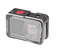 NEEWER Basics Action Camera Cage Compatible con dji Osmo Action 6 Accesorios, Marco Expansión Protector Aleación Aluminio con 1/4" Adaptador Tornillo & Zapata fría para trípode y Palo Selfie, AC061