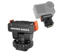 NEEWER Basics - Adaptador de fijación magnética para Garra Flash,Compatible con dji OSMO Action 3 4 5 Pro Nano 360 Cámara de acción, fijación rápida con Rosca de 1/4" para Garra Flash,AC037