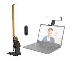 NEEWER Basics - Barra de luz para Monitor, lámpara LED Regulable Bicolor de 6 W con Soporte/Control Remoto/Control táctil para hogar, Oficina, Escritorio, videoconferencia, iluminación, computadora