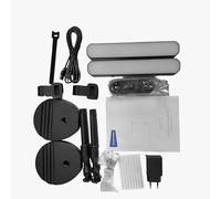 NEEWER Basics - Juego de Luces LED para Mesa con Soporte de 11 Pulgadas y Soporte para Monitor, 2 Unidades (12 W), CRI95, Dos Colores, para videoconferencia, Zoom para Ordenador portátil, cámara Web