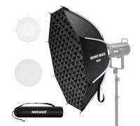 NEEWER BASICS Kit Softbox Octogonal para Fotografía Grabación Vídeo, NS34P | 35"/90cm Softbox/Rejilla/Difusor/Montura Bowens Liberación Rápida para Iluminación Continua, Flash Estroboscópico y Estudio
