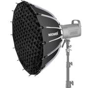 NEEWER BÁSICO Softbox Parabólico Kit, 26"/65cm Softbox Montura Bowens con Difusores Luz para Fotografía Estudio Grabación Video Streaming Lighting Compatible con Godox Compatible con Aputure, NS37P