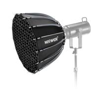 NEEWER BÁSICO Softbox Parabólico Kit, 21.7" Difusor Luz Softbox Montura Bowens Liberación Rápida, Compatible con Godox Compatible con Aputure 600d, Grabación Video Fotografía Estudio Luz, NS36P