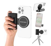 NEEWER Basics - Mango magnético para cámara de teléfono con Control Remoto de Obturador, Compatible Solo con MagSafe iPhone, Carga magnética de 18 W, Recargable de 5000 mAh para grabación de Video