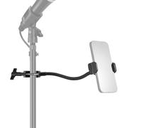 NEEWER Basics Mic Stand Soporte Micrófono Móvil con Brazo Flexible, 360°Ball Head Boom Arm Micrófono Suelo Música Soporte Móvil Montaje Compatible con iPhone Android Samsung Grabación Vídeo, MS009