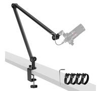 NEEWER BASICS Microphone Boom Arm, 31" Flexible Mic Desk Stand Mount, Compatible con Blue Yeti FIFINE AM8 K669B HyperX QuadCast S SoloCast AT2020 Shure SM7B MV7 para Gaming Streaming Grabación, MS050