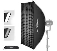 NEEWER Basics NS12S - Kit de Caja de luz Rectangular, 24 x 35 Pulgadas, liberación rápida, Montaje Bowens, difusor de luz Compatible con Godox Compatible con Aputure Studio, fotografía, grabación de