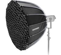 NEEWER Basics Softbox Parabólico con Montura Bowens, 47" Difusor/Rejilla/Bolsa Liberar Rápido, Compatible con Godox, Compatible con Aputure 600d Iluminación Grabación Video Fotografía Estudio, NS39P