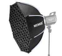 NEEWER Basics Softbox parabólico de 25,6" Montura Bowens, Difusores/Rejilla/Bolsa incluidos, Compatible con Aputure 150c, Compatible con Godox SL60w NEEWER FS300C FS230C FS150B HB80C CB200C Q6 Q300