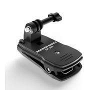 NEEWER Basics Backpack Strap Clip Clamp Mount Holder Soporte Correa Mochila, Tres Prong Adaptador Compatible con GoPro Hero Insta360 dji AKASO Action Camera Acessorio para POV Grabación Video, GP-102