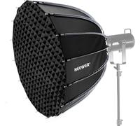 NEEWER Basics Soporte Parabolico Softbox Bowens, Liberación Rápida, NS38P | Softbox Compatible con Godox Aputure 600d, Fotografía de Estudio, Iluminación Video, Difusor de Luz, Grid, Bolsa