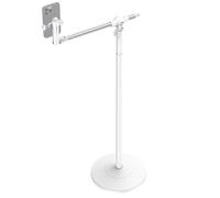 NEEWER Basics ST009 - Soporte de Suelo para teléfono con Brazo de extensión Horizontal, Soporte Ajustable para teléfono Celular, Compatible con iPhone Samsung, para grabación de Video, Cama acostada