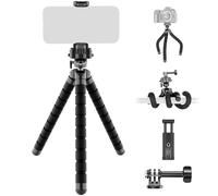 NEEWER Basics Trípode Flexible Móvil, Mini Soporte Escritorio Pulpo Octopus Phone Holder, Palo de Selfie para Vlogs, Compatible con iPhone GoPro dji Insta 360 Action CAM para Grabación de Video,TP001