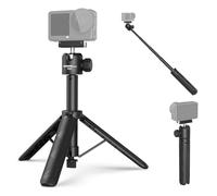 NEEWER BASICS Trípode para cámara de acción y palo de autofie, compatible con DJI Osmo Action 6 Osmo 360 Nano; Soporte de escritorio de 8,1-21,3 pulgadas con adaptador magnético de fijación rápida