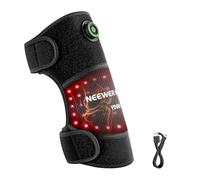 NEEWER BASICS YD060 - Terapia de luz roja para articulación de rodilla y codo, 6 W, transpirable, inalámbrica, LED, luz roja, con 3 modos, batería de 2000 mAh para hombres, mujeres, ancianos, atletas