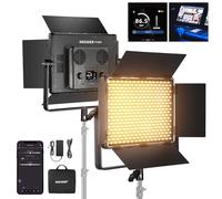 NEEWER Bicolor LED Panel Luz Video App/2.4G/Control DMX, 60W 26600Lux/0.5m 2500K-8500K 13 Escenas V Alimentado por Batería, Luz para Foto Estudio Grabación Exterior Transmisión Maquillaje, PL60B