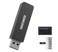 NEEWER Bluetooth USB Transmisor para Windows PC & Mac, NW-BT USB Dongle Disparador Control Remoto para NEEWER Centro Control, Bluetooth LED Video Luces & Aro Luz, Compatible con Elgato Stream Deck