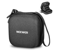 Neewer Bolsa Almacenamiento para 9 x 9cm Filtros, Resistente al Agua Anti Golpes Polvo, con Divisores Extensibles, Correa Muñeca y Mosquetón para 3 Filtros Circulares de 62mm, PB11