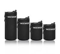 NEEWER Bolsa Cubierta de Cierre de Cordón para Lentes de Cámara DSLR de 4 Tamaños: S M L XL para Lentes de Sony,Canon,Nikon,Pentax,Olympus,Panasonic