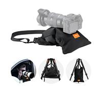 NEEWER Bolsa de Arena para Fotografía de Mano Plegable de 15,5" x 9,4", Correa para Hombro, Saco de Poliéster Resistente, Puf, para Soporte de Lente de Cámara y Soportes de Luz