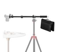 NEEWER Brazo de Extensión de Overhead Trípode con Base de Liberación Rápida Tipo Arca, 22-37, 8 Inch Telescópico, Brazo de Soporte de Cámara con Cabeza de Bola y Bolsa de Arena para Fotografía, ST005