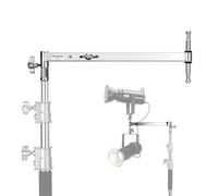 NEEWER Brazo Escalonado con Dos lápices de bebé de 5/8" para luz LED de vídeo Flash de Estudio, 19"-28" Extensible con lápiz de 1-1/8" y Receptor de 5/8", 2 roscas para Otros trípodes C, trípode de