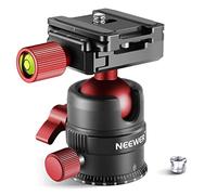 NEEWER Cabezal Trípode, Cabezal de Bola Panorámico Giratorio de 360° con Placa de Zapata Rápida de 1/4 "para Videocámara de Cámara DSLR con Deslizador de Monopié de Trípode- GM28
