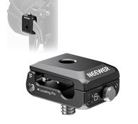 NEEWER Cable Clamp con Resorte, 2 Pack, Organizador Cable para Jaula Cámara con Pasador de Localización Antitorsión Extraíble, 1/4" Tornillo, Almohadilla Espuma para HDMI, USB, Auriculares, UA073