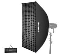 Neewer Caja de luz Rectangular de 24 x 35 Pulgadas, Caja Suave de liberación rápida con Soporte Bowens, difusores, Rejilla, Bolsa, Compatible con Aputure 120d Compatible con Godox SL60w Q4 AS600B